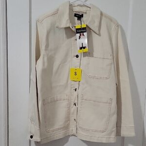 Well Worn Off Wwhite Chore Jacket for Women Sz S